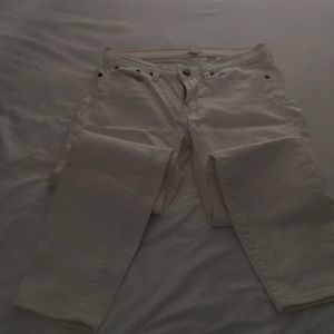 J Crew White Jean